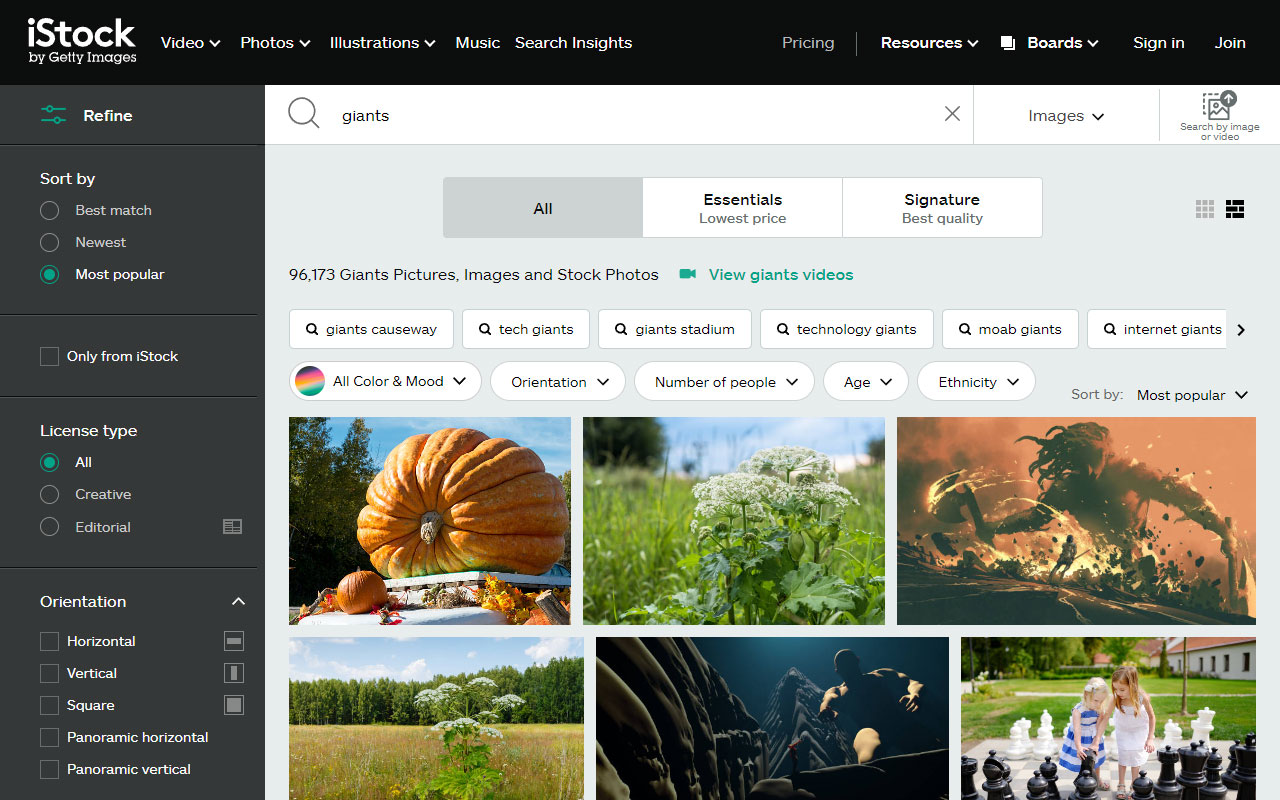 Exclusive hand-picked stock photos, cost-effective HD and 4K video clips, editable vectors and many more. You'll find it all in one place here.