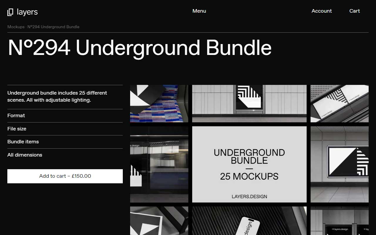 A minimalistic site that is home to a collection of realistic and exclusive mockups. Straight to the point.