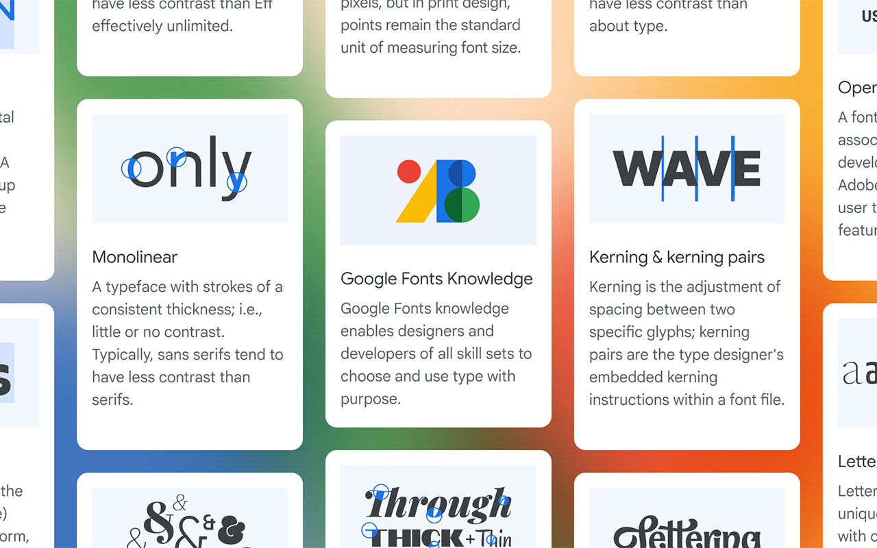 A comprehensive library of free web fonts and typography resources.