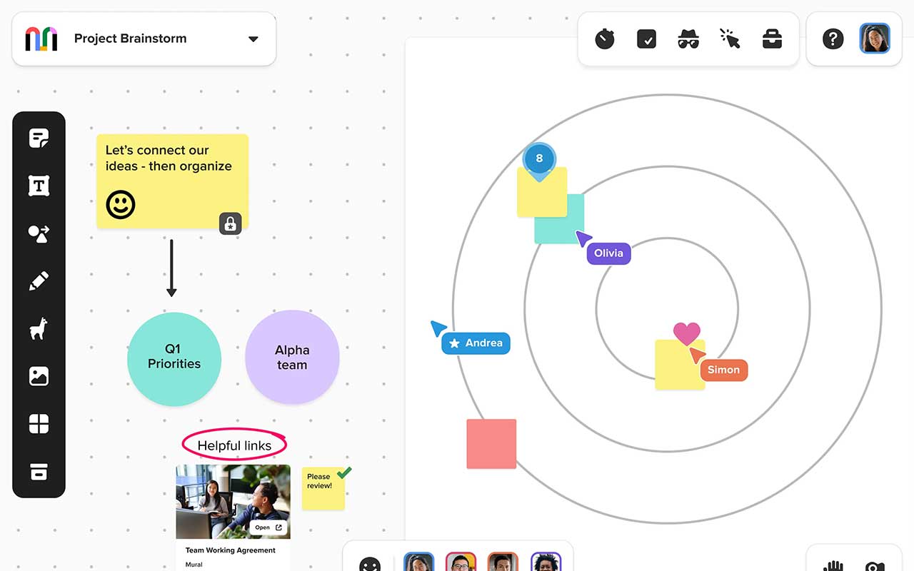 An online collaboration platform that enables users to create, share, and collaborate on ideas in real-time.