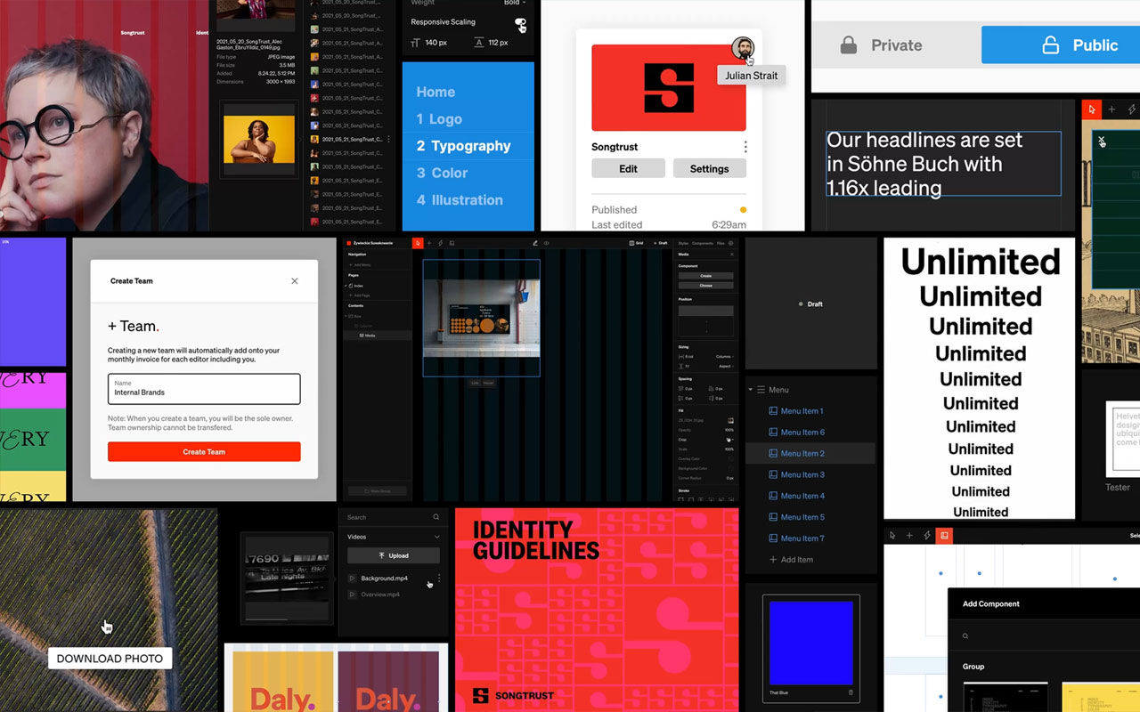 A comprehensive tool for creating and managing online brand guidelines.