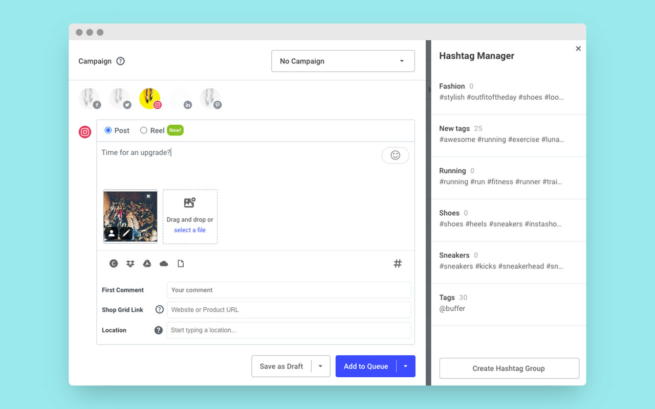 A versatile tool for managing social media, offering features for scheduling posts, analyzing performance, and enhancing engagement across multiple platforms.