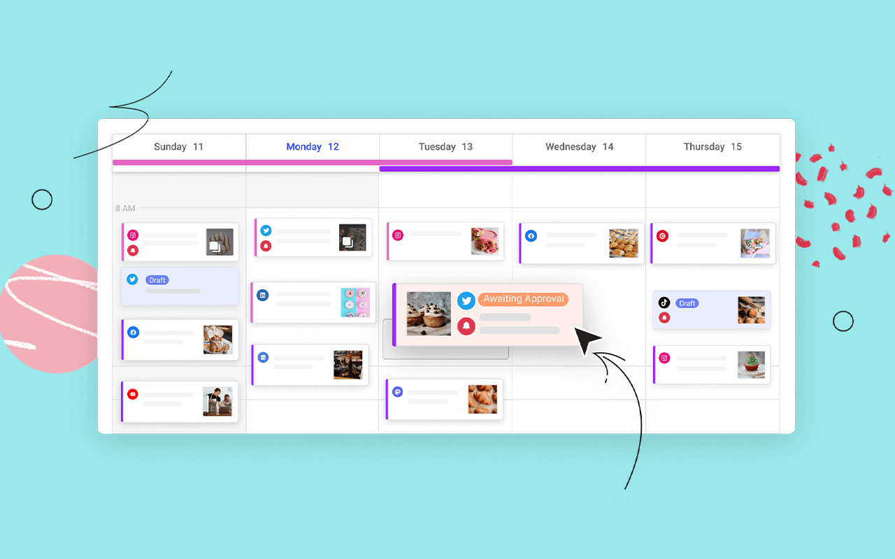 A versatile tool for managing social media, offering features for scheduling posts, analyzing performance, and enhancing engagement across multiple platforms.