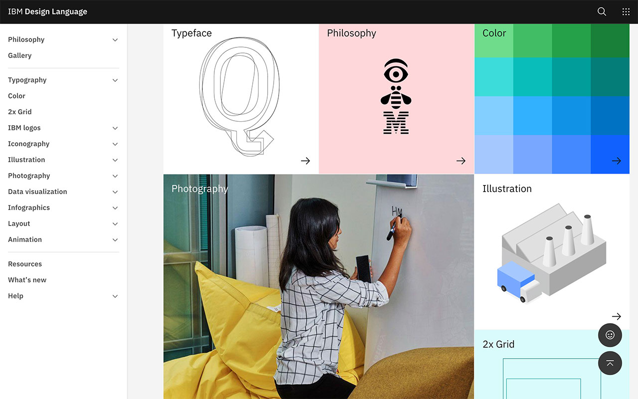 A comprehensive, free, and inspirational resource for building a design language.