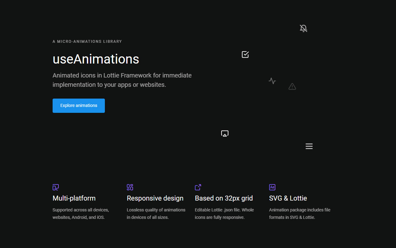 A curated collection of polished micro-animations designed for enhancing digital interfaces.