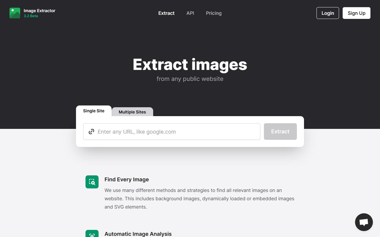 Easily download images from websites with this straightforward tool, designed for quick and simple content extraction.