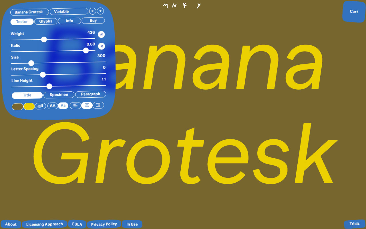 Font foundry that offers a unique collection of custom fonts.