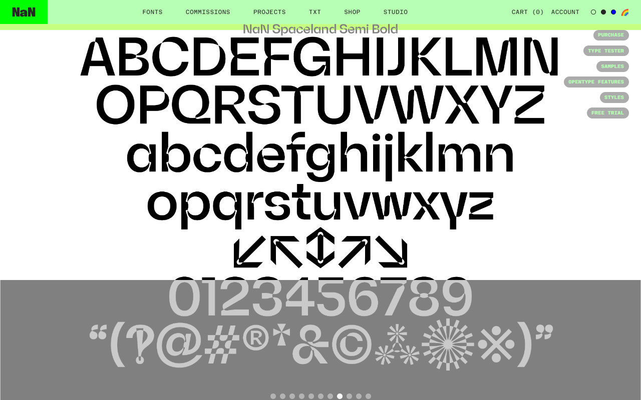 Experimental type foundry serving up precise, unconventional fonts that don’t play it safe.