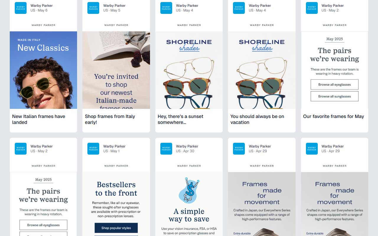 Email newsletter search engine with a massive archive of real campaigns from real brands, perfect for design reference or strategy inspiration.
