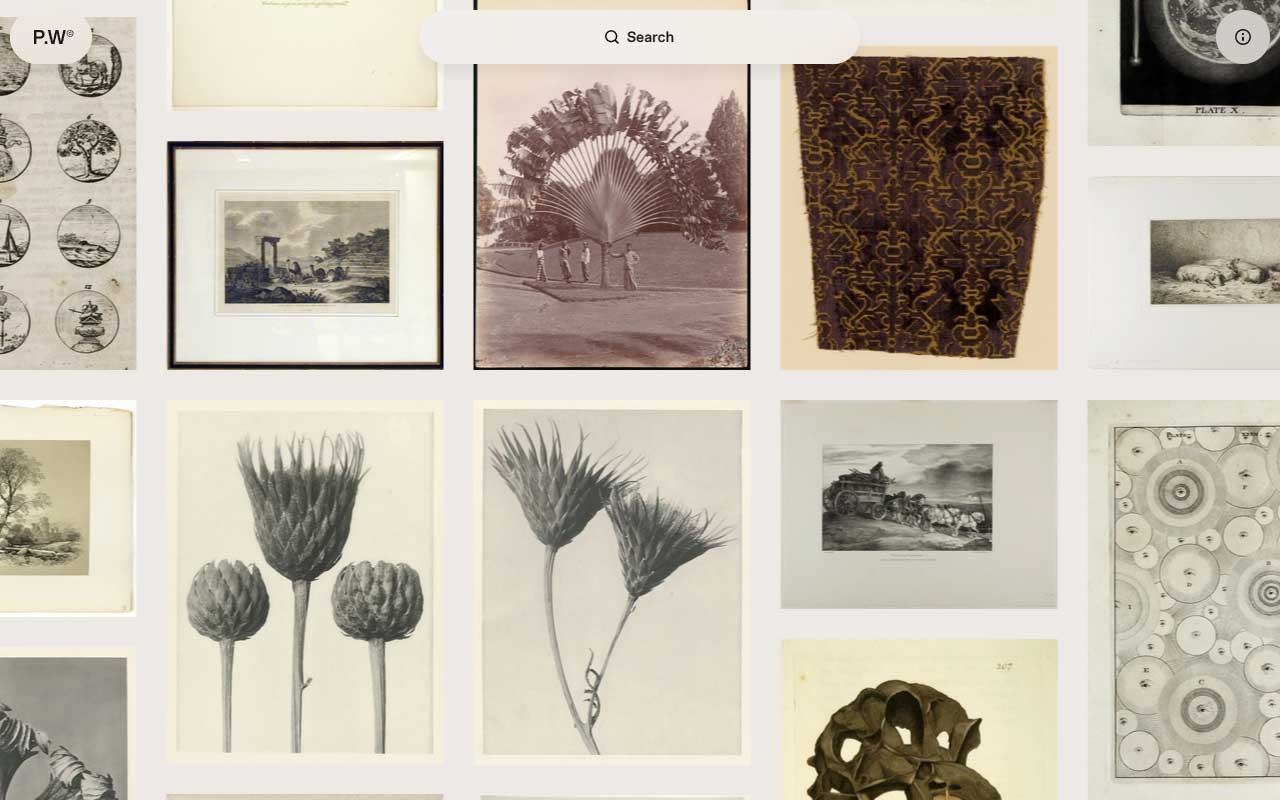 Visual search tool that pulls high-res public domain images from open archives like The MET, NYPL, and a bunch of other legit sources.