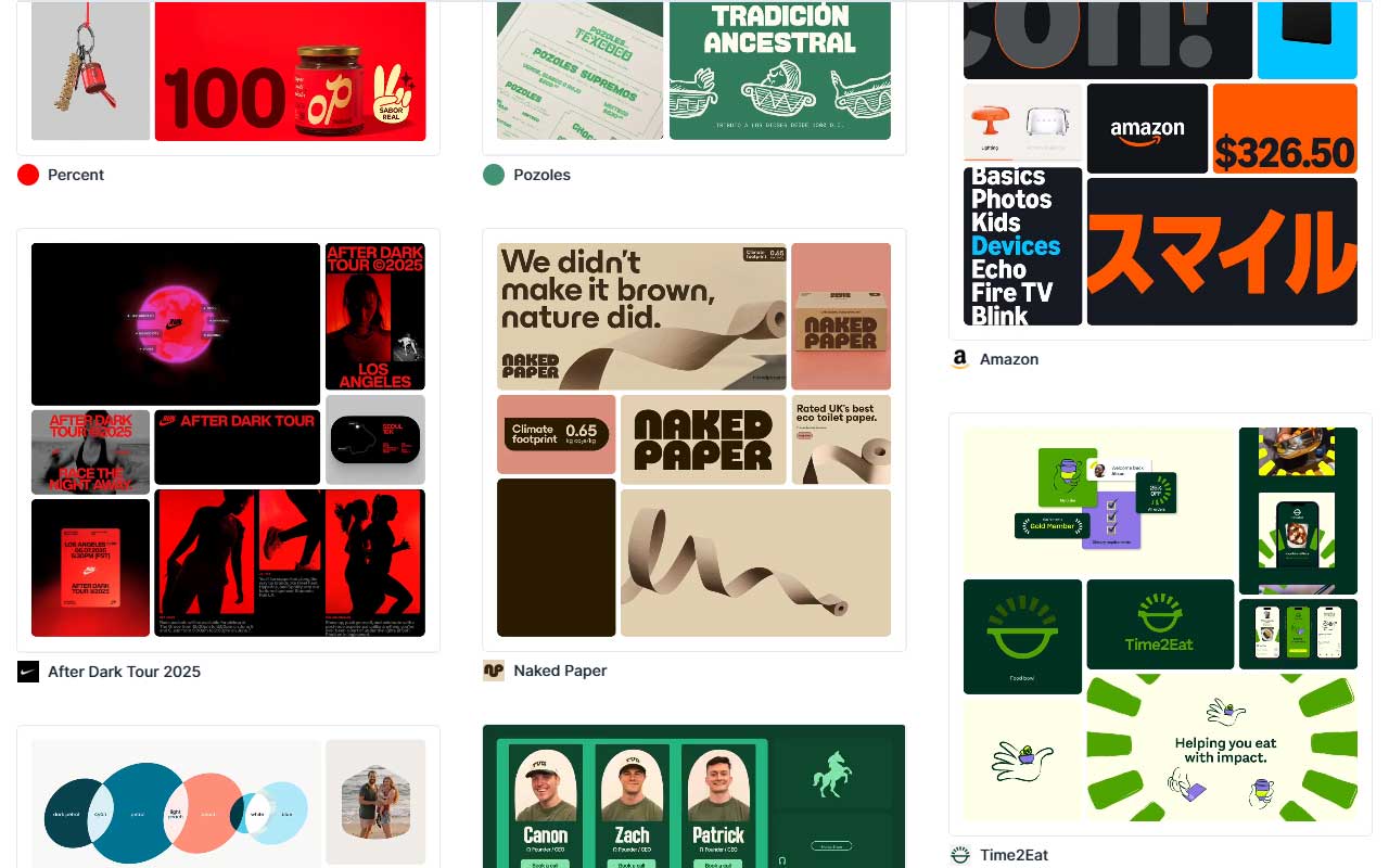 A curated gallery of brand redesigns showing how companies have evolved their visual identity across industries and styles.