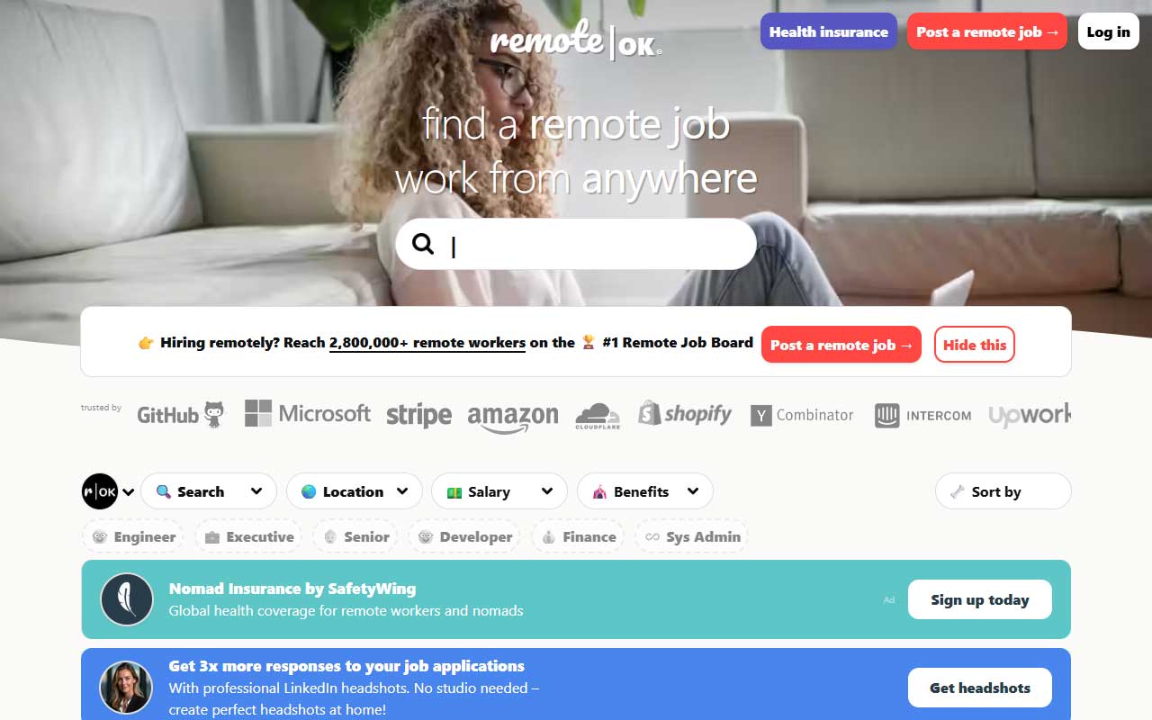 A remote-first job board that cuts through the noise and surfaces global roles across design, tech, and everything in between.