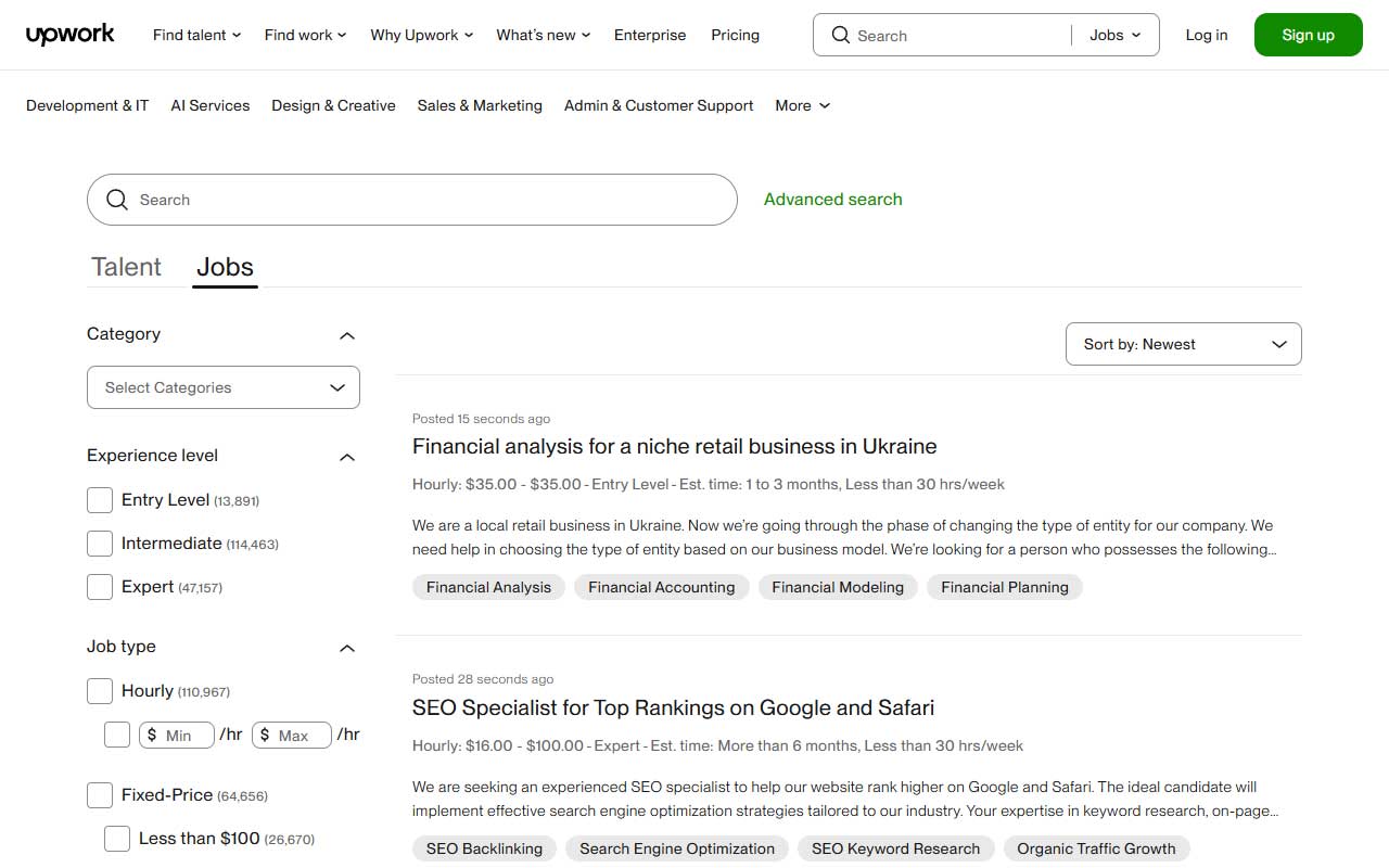 Freelance marketplace where you can land solid design gigs or find qualified talent fast.
