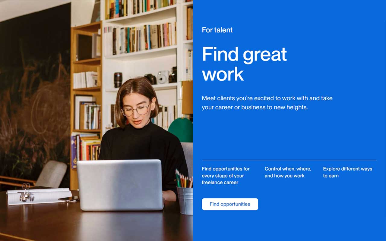 Freelance marketplace where you can land solid design gigs or find qualified talent fast.