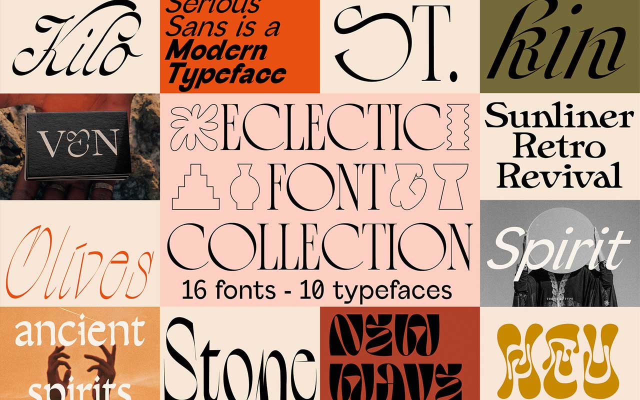 Small independent foundry offering modern fonts and typefaces, clear licensing tiers, and bundle pricing.