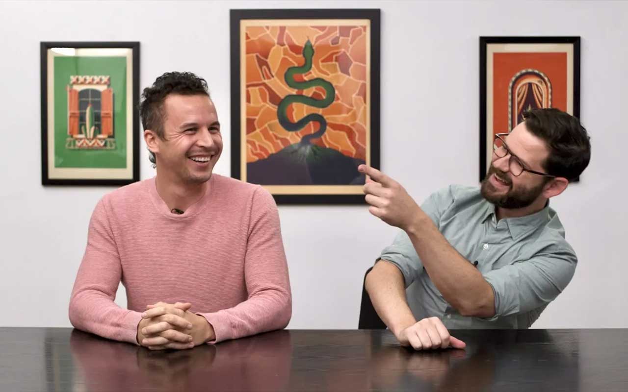 Studio-run Skillshare classes teaching vector illustration, poster and pattern work, Illustrator tricks, productivity for freelancers, and hands-on project briefs.