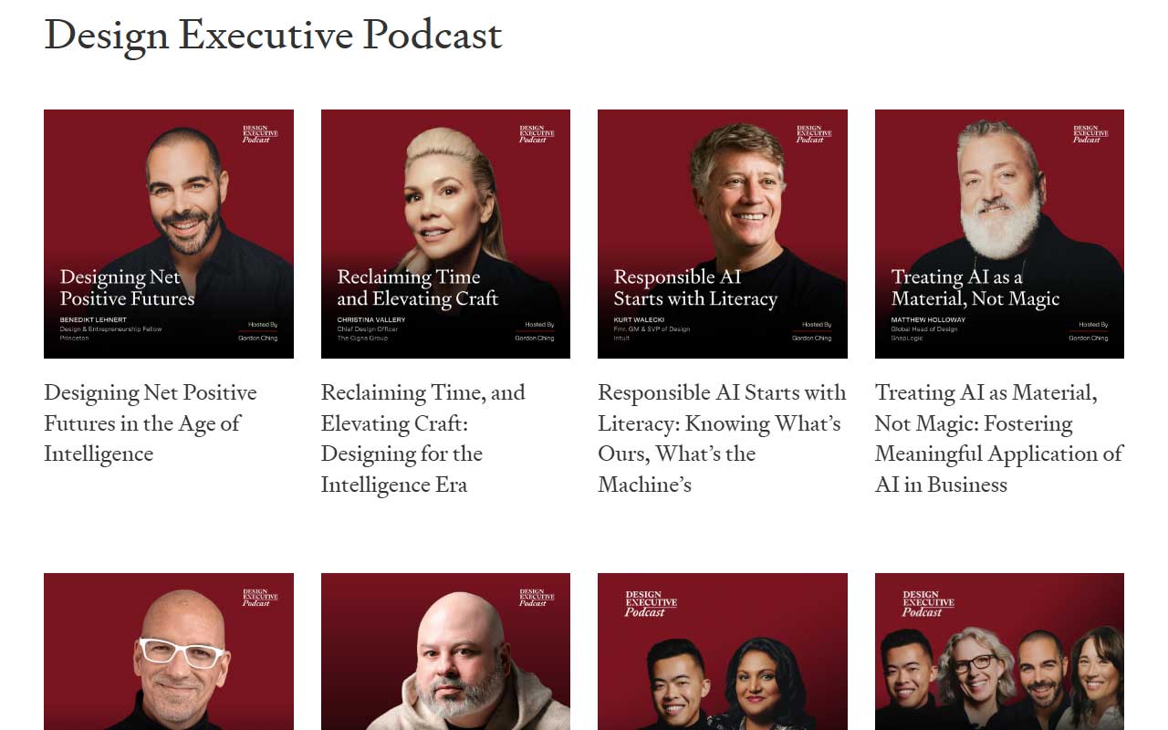 Private membership network that connects senior design leaders for peer counsel, executive-level learning, and curated events to advance strategic design leadership.