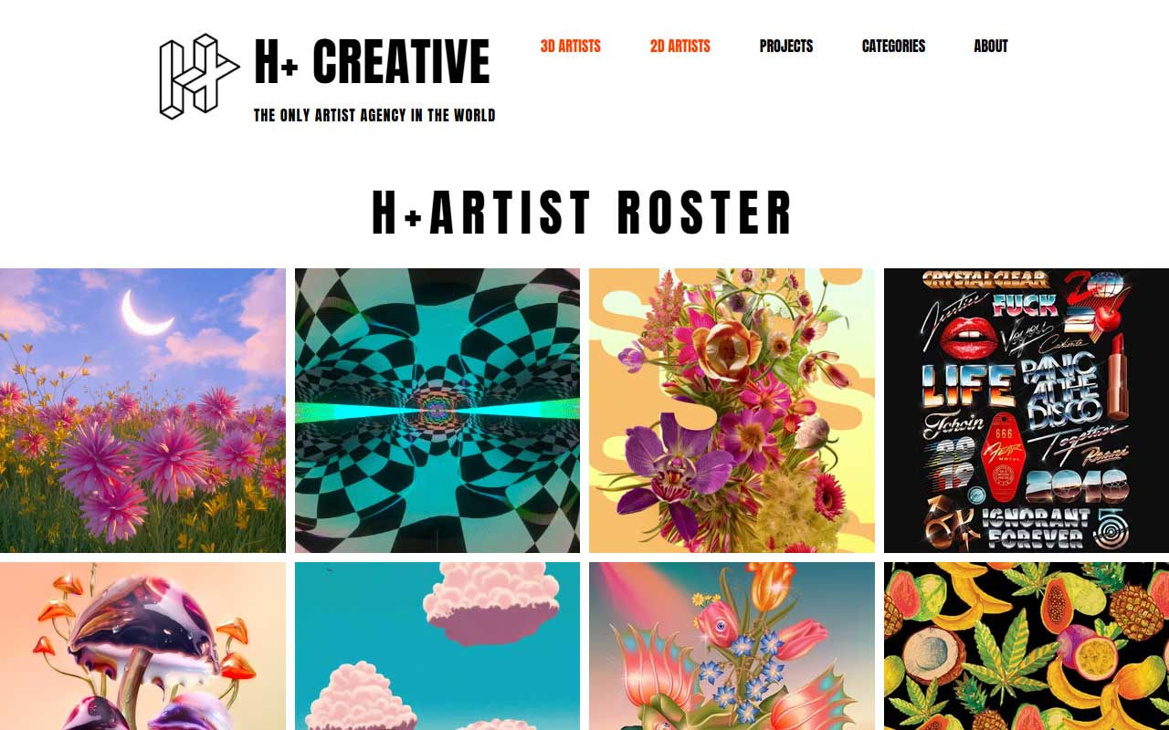 Boutique illustration and artist representation agency repping contemporary illustrators and visual artists.