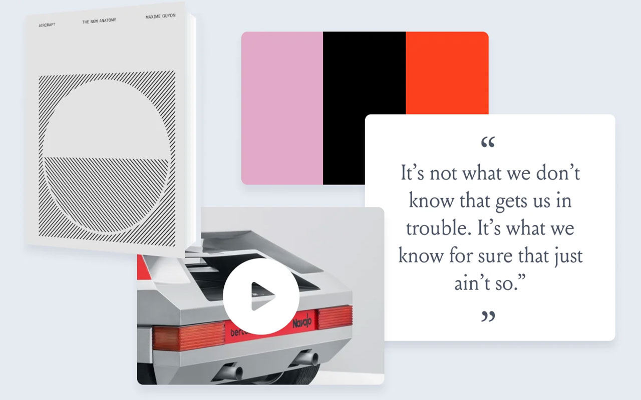 Private visual bookmarking and personal knowledge app for saving notes, images, bookmarks, PDFs and highlights and enhanced with AI tagging.