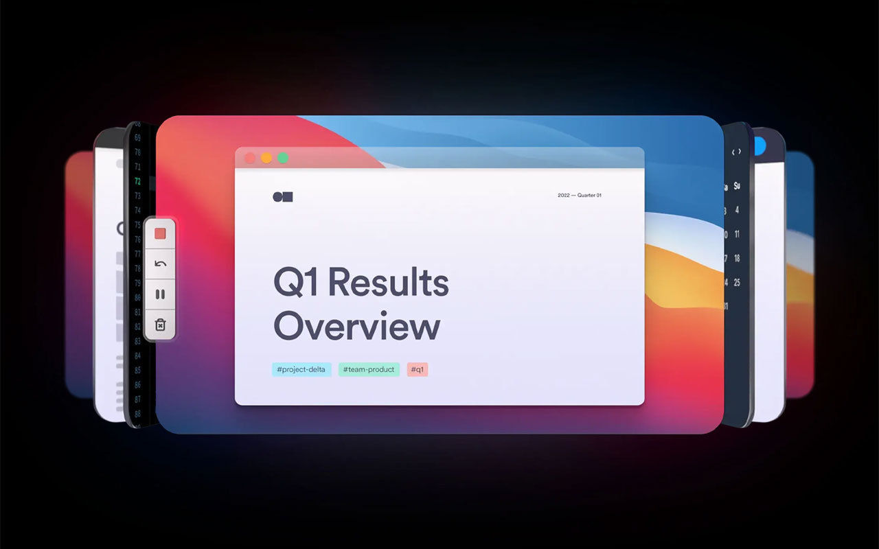Quick screen and camera recordings for async video messages, team feedback, and client walkthroughs with basic editing and wide integrations.