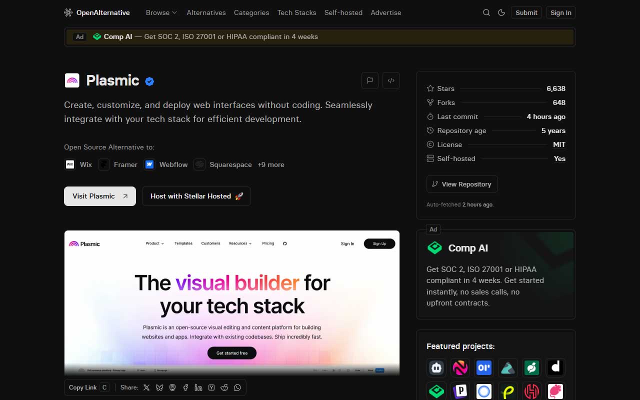 A curated directory of open source alternatives to the software you already pay for, searchable by app so you can find free replacements fast.